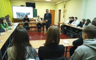 Зустріч викладачів кафедри електрометалургії ім. М.І. Гасика з учнями Дніпровського україно-німецького ліцею №53