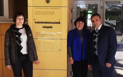 Зустріч викладачів кафедри ХТКС та БМ з учнями ЗЗСО Солонянський ліцей